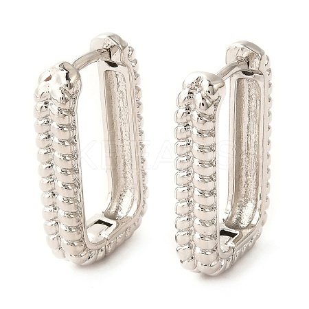 Brass Hoop Earrings EJEW-F273-02A-P-1