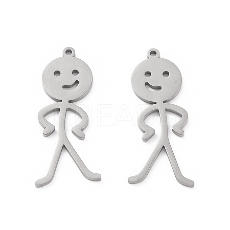 Non-Tarnish 304 Stainless Steel Pendants LS-STAS-C003-06P-1