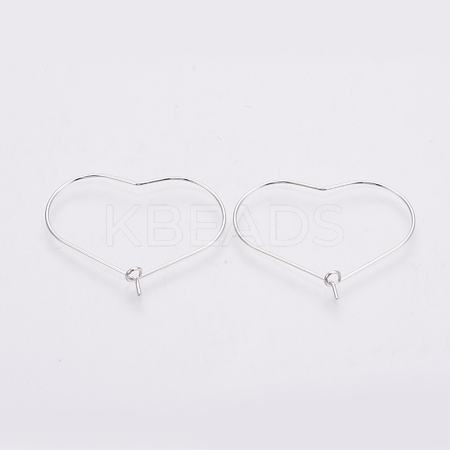 Brass Hoop Earrings KK-S340-38P-1