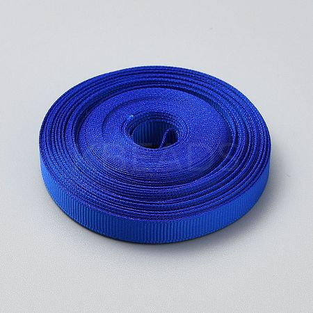 9M Polyester Grosgrain Ribbon OCOR-WH0091-45A-1