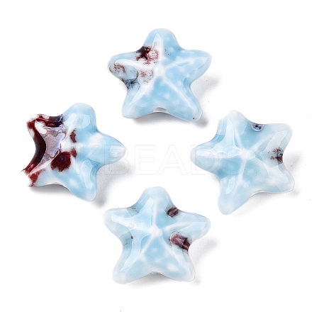 Handmade Porcelain Beads PORC-N008-03B-1
