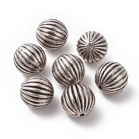CCB Plastic Corrugated Beads CCB-L006-04AS-1