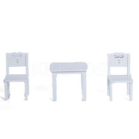 Miniature Wooden Table Chair Educational Furniture Model MIMO-PW0001-093A-1