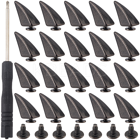 20 Bags Spiked Cone Alloy Rivets FIND-CL0001-93B-1