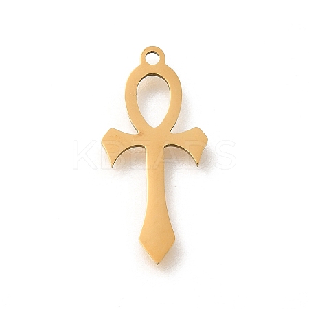 201 Stainless Steel Pendants STAS-R132-06G-1