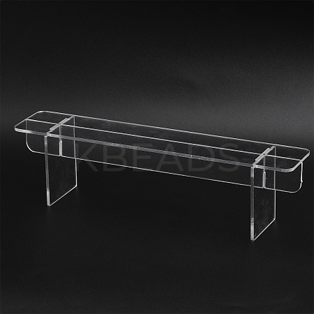 Transparent 1-Tier Acrylic Action Figure Display Risers ODIS-WH0026-21A-1