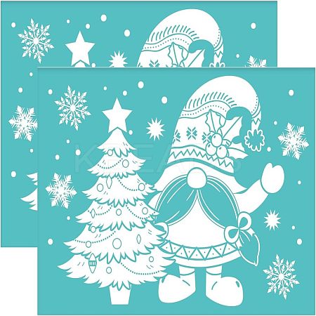Self-Adhesive Silk Screen Printing Stencil DIY-WH0337-017-1