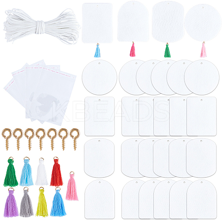 1 Set Felt Heat Tranfer Printing Scented Pieces Set DIY-SP0002-30-1