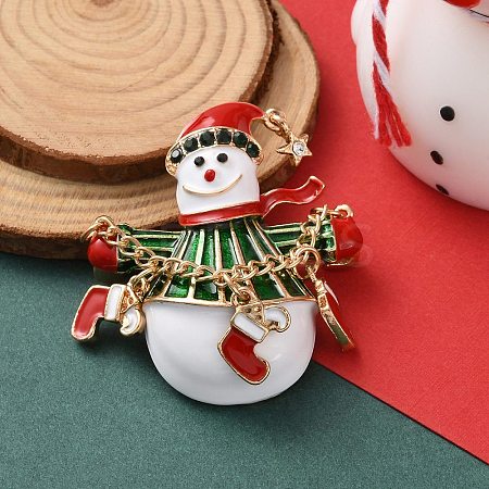 Christmas Theme Enamel Pins JEWB-F034-01B-1