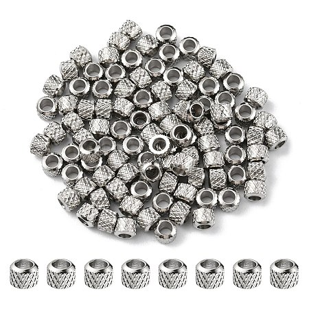 304 Stainless Steel Beads STAS-YW0001-60-1