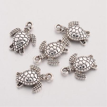 Tibetan Style Zinc Alloy Charms TIBEP-S287-38-1