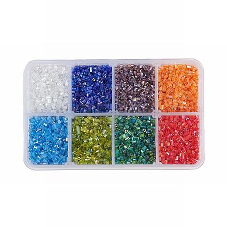   Mixed 11/0 Two Cut Glass Seed Beads SEED-PH0008-05-1
