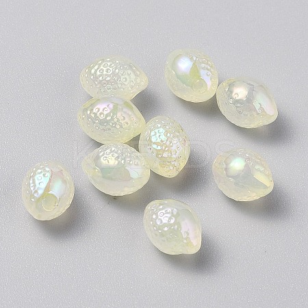 Plated Acrylic Lemon Bead LS-OACR-CJC0009-04E-1