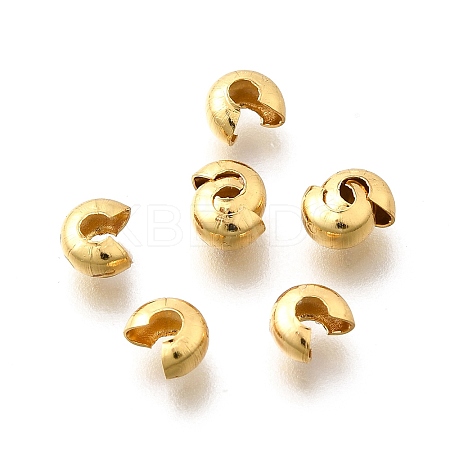 304 Stainless Steel Crimp Beads Covers LS-X-STAS-P239-34G-04-1