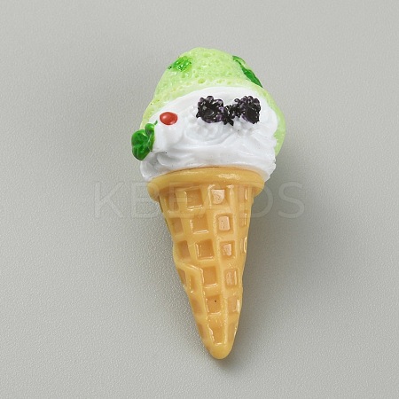 Opaque Resin Ice Cream Cabochons CRES-CJC0009-01F-1