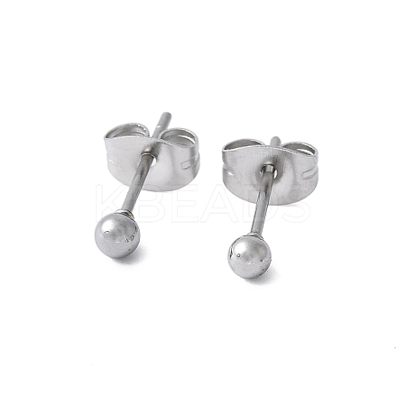 304 Stainless Steel Stud Earrings for Women EJEW-E603-06B-P-1