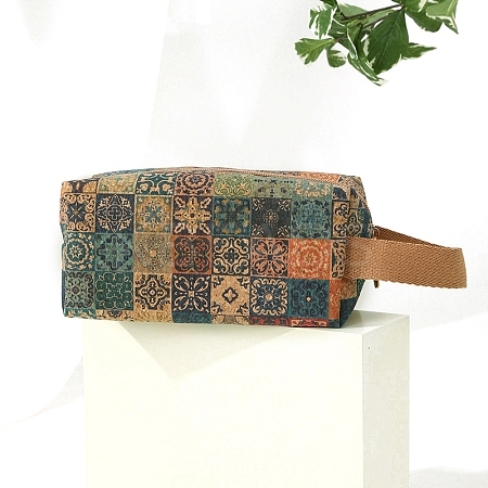 Softwood and Terylen Portable Large Capacity Makeup Bag PW-WG43249-03-1