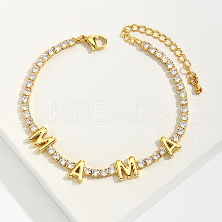 Cubic Zirconia Tennis Bracelet LS-AZ6587-1