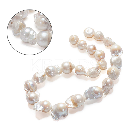 pearl kbeads keshi baroque strands beads natural