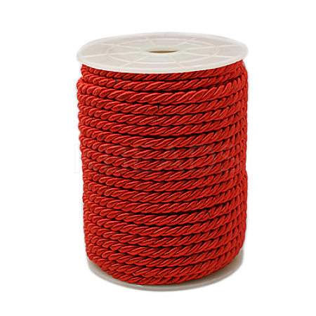 Wholesale Twisted Nylon Thread, Red, 5mm, about 18~19yards/roll(16.4m ...